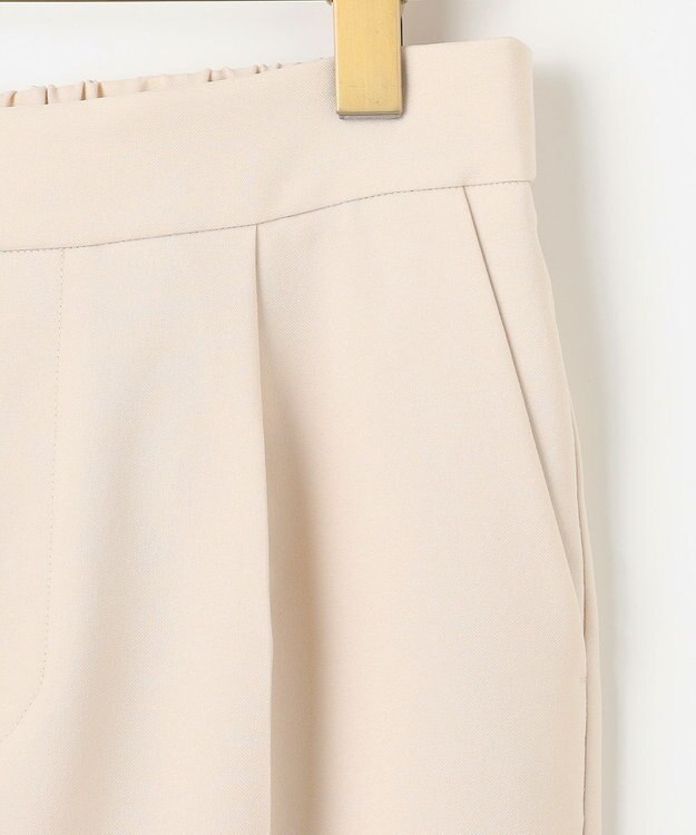 組曲 【ストレッチ・イージーケア】オシャクロス テーパードパンツ アイボリー系