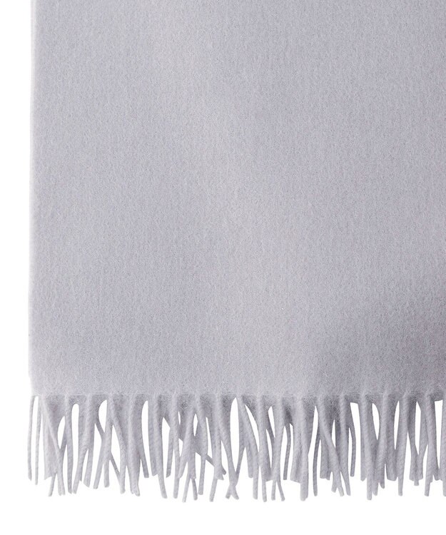 MOONBAT MACKINTOSH PHILOSOPHY ウール100%超大判無地ポンチョストール/幅70cm ライトグレー