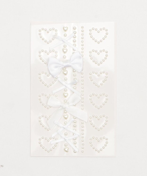 WEGO フェイスデコステッカー ホワイト