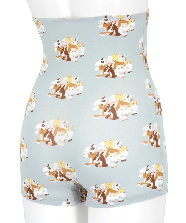 une nana cool 2026年お年賀「まるっとうまくいく」 ハラマキ付きショーツ グレー