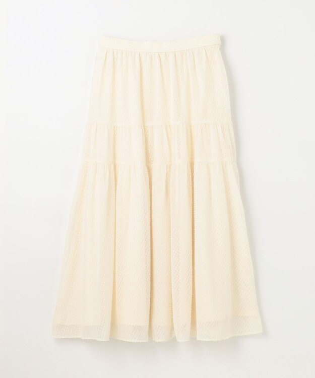 今期新作 新品 ダイアグラム　シフォンカットジャガードスカート シフォンカットジャガードスカート / GRACE CONTINENTAL