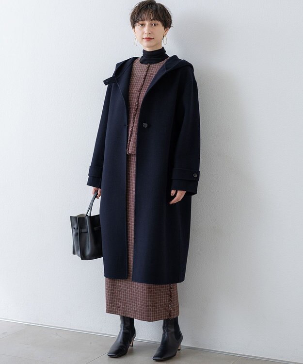 23区 S 【GLOW10月号掲載/洗える】ツイーディーカラーミックス  Iライン スカート レッドミックス