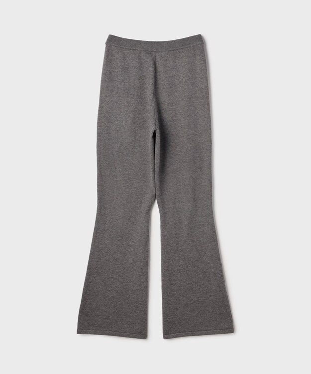 GRACE CONTINENTAL スウェットライクニットパンツ グレー
