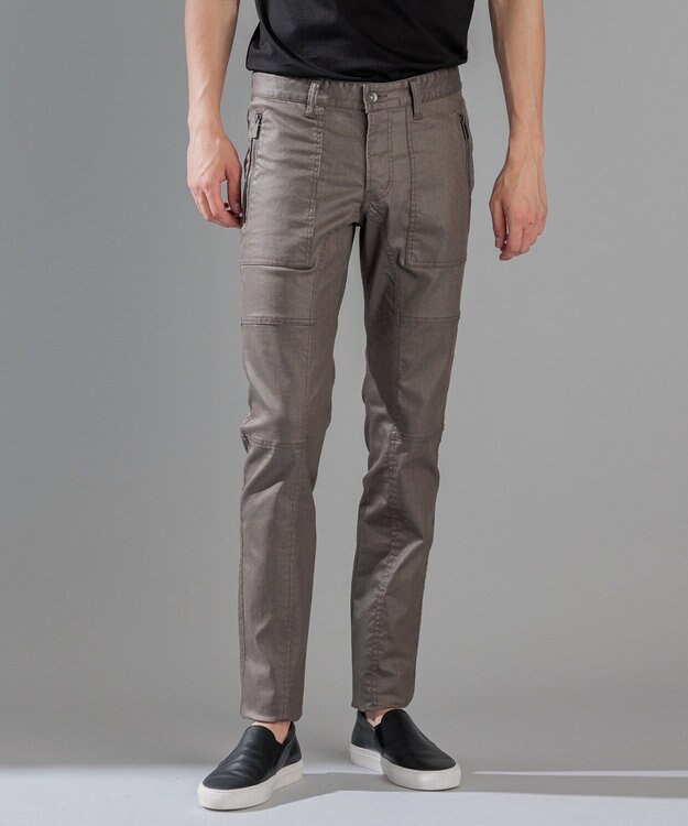 JOSEPH HOMME ハイパワーソフトストレッチ / STICK DESIGN ブラウン系