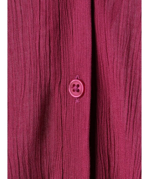 Green Parks Ｉ　レーヨンクレープチュニック Dark Pink