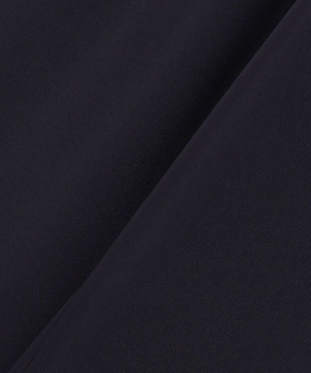 UNFILO L 【ウエストゴム】ドライダブルクロス イージー ワイドパンツ ネイビー