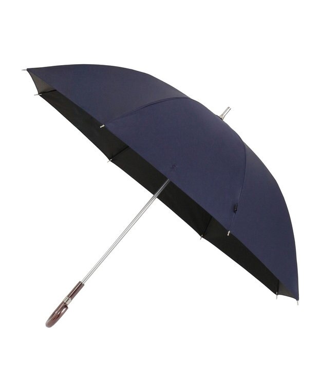 MOONBAT 【大きめ】POLO RALPH LAUREN 晴雨兼用日傘 長傘 PP／遮光 遮熱 UV ディープブルー