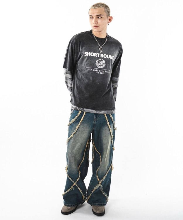 WEGO 【ユニセックス着用ITEM】ブリーチエンブレムロゴT（SS） スミクロ