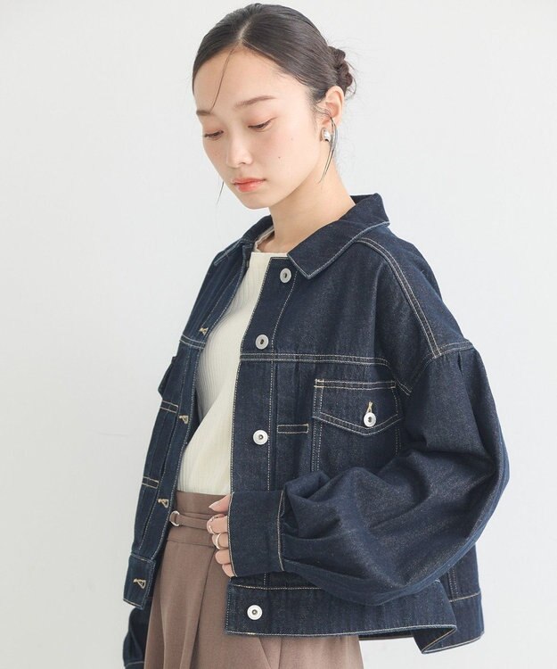 earth music&ecology デニムジャケット Indigo