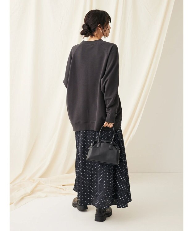 CRAFT STANDARD BOUTIQUE プリント裏毛ビッグプルオーバー Navy