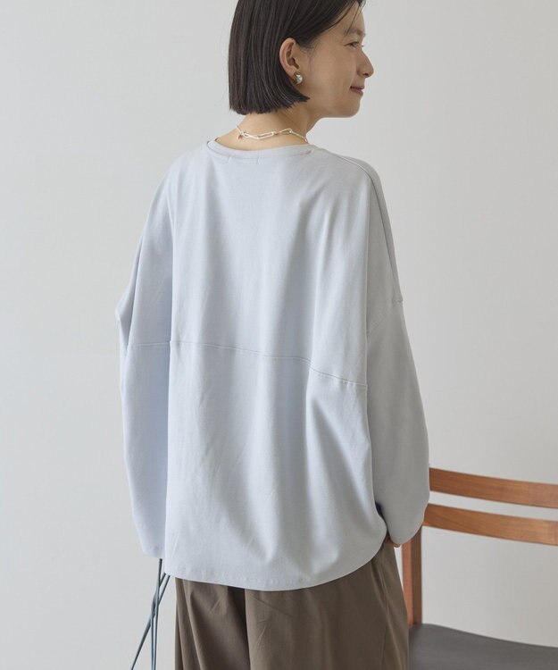 AMERICAN HOLIC 【先行予約】【UVカット】コクーンポンチプルオーバー Light Gray