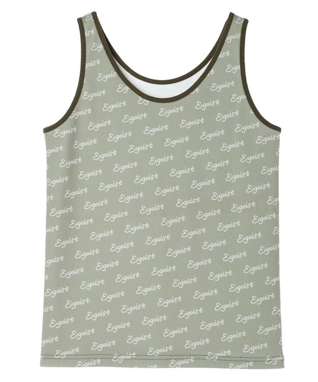 Green Parks ＥＧＯＩＳＴ　ロゴタンクトップ Khaki