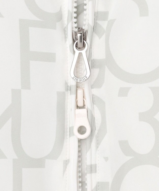 23区GOLF 【MEN】ロゴグラフィック中綿ブルゾン ホワイト系5