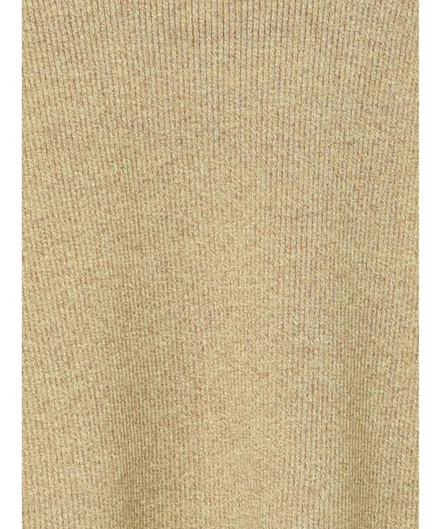 Te chichi ヘンリーネックマーブルニット イエロー