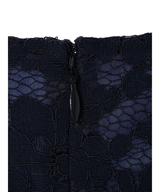 Green Parks ｅｆ－ｄｅ　レースクルーネックブラウス Dark Navy