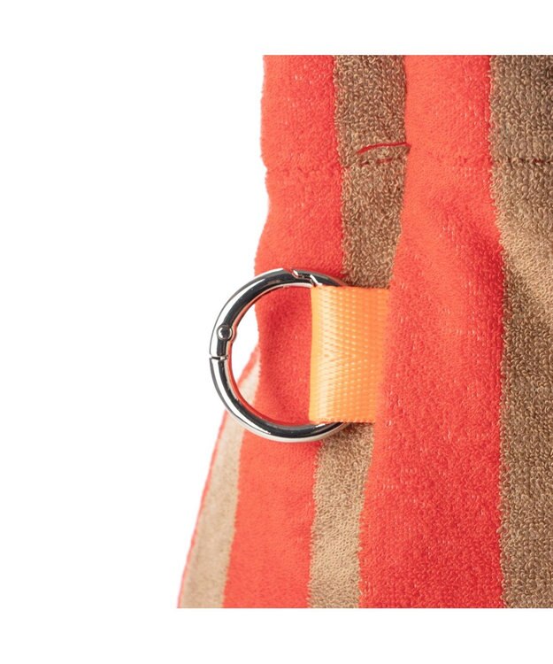 UNBILLION VERYコラボ カシュカシュ cachecache / リングカラビナ付パイルトート レッド