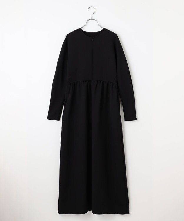#Newans 【洗濯機可】オールシーンジップドレス ブラック