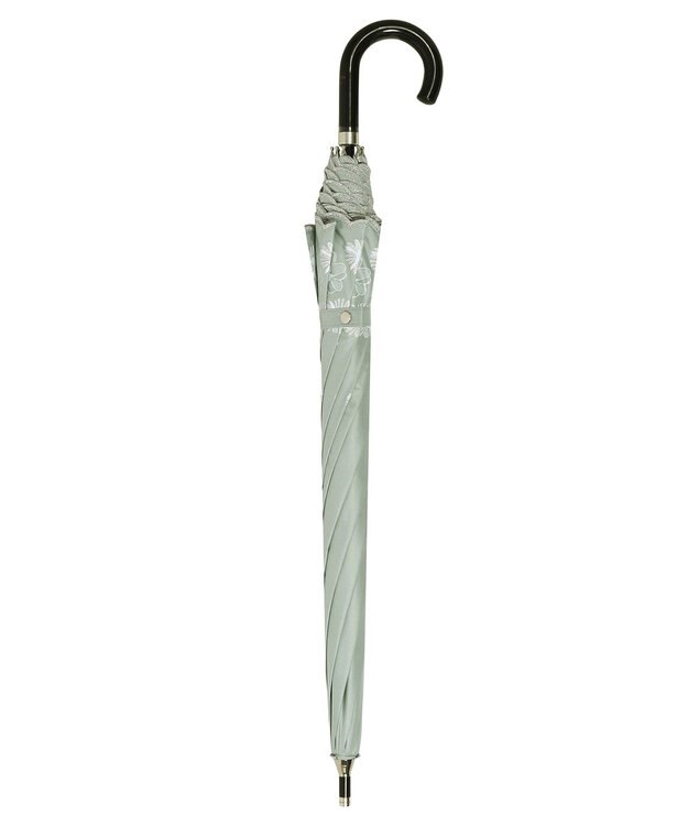 MOONBAT 【一級遮光/晴雨兼用日傘】ランバン オン ブルー (LANVIN en Blue)  長傘 日傘 フラワーグリッター ミントグリーン