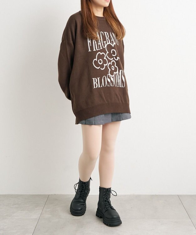 WEGO フェイクタイツ裏起毛 柄1