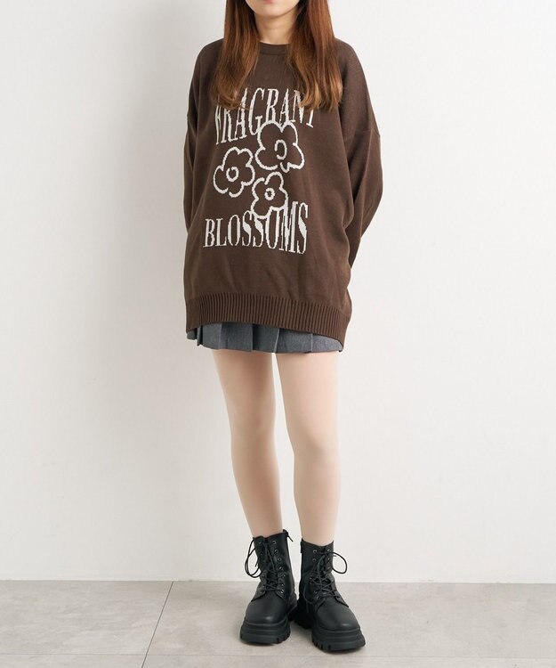 WEGO フェイクタイツ裏起毛 柄1