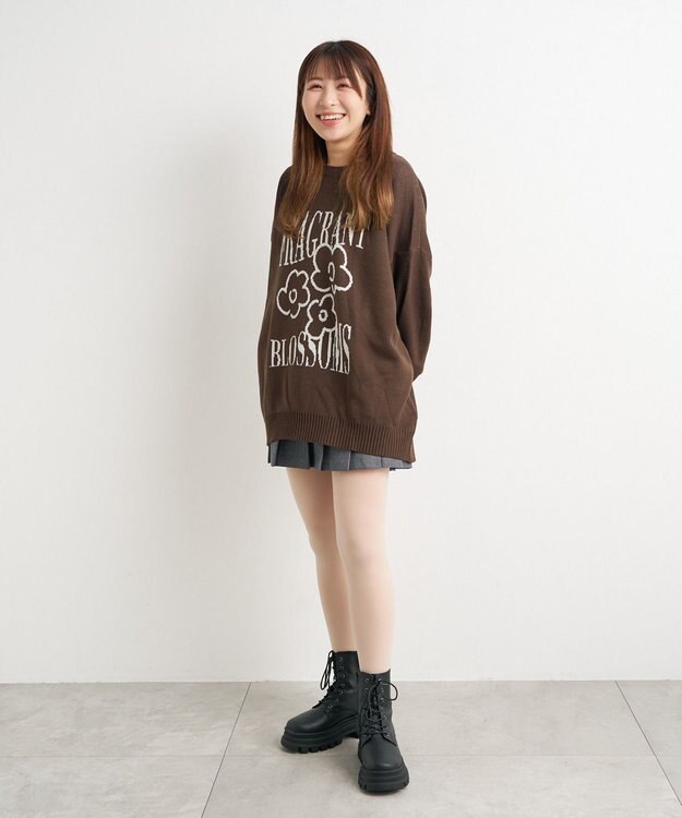 WEGO フェイクタイツ裏起毛 柄1