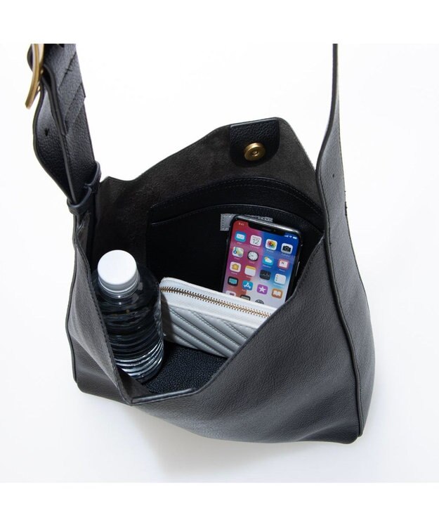 UNBILLION カシュカシュ cachecache / バックルディテールワンショルダー ブラック