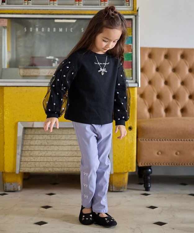 ANY KIDS 7days ガーリーパンツ ラベンダー