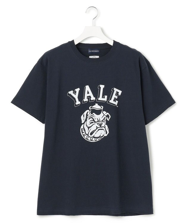 J.PRESS YORK STREET 【UNISEX】YALE ブルフェイス Tシャツ ネイビー系