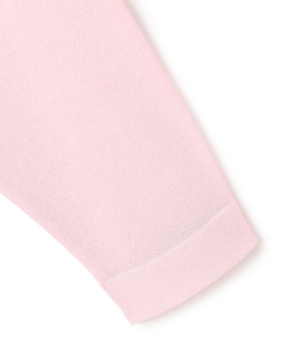 UNFILO シアーフォルムニット クルーネック ピンク