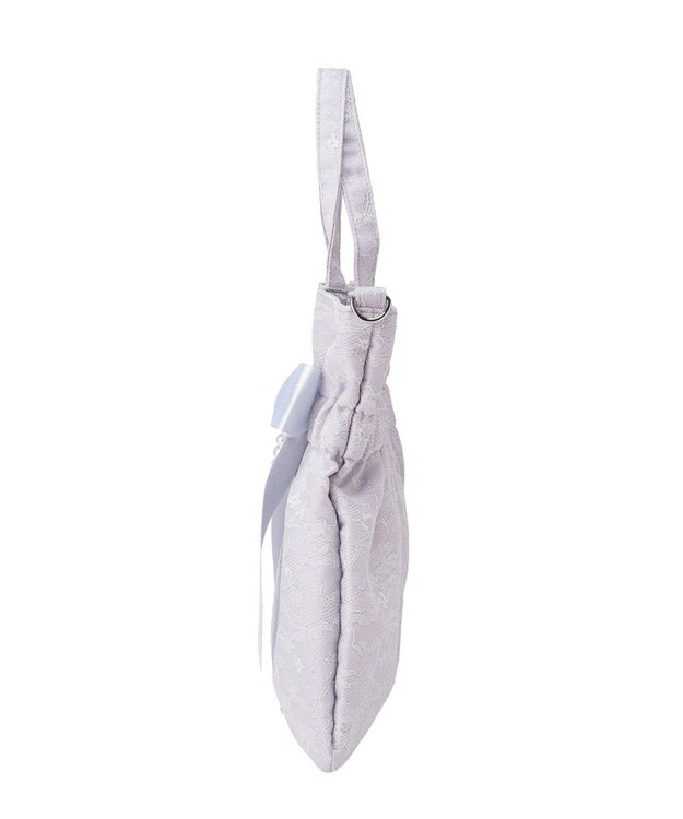 Maison de FLEUR ブルーマニアリボン２Ｗａｙトートバッグ Grayish Blue