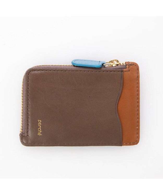 UNBILLION perche フラグメントケース付きアンティーク調ガマグチS グレー