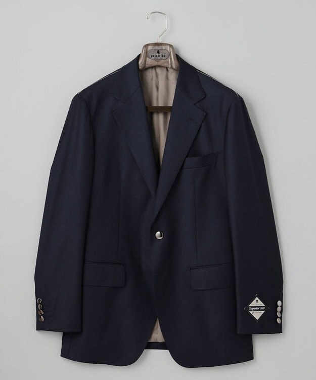GOTAIRIKU 【御幸毛織/オリジナル素材】Super160’S 定番 ネイビーブレザー(25年秋冬モデル) ネイビー系