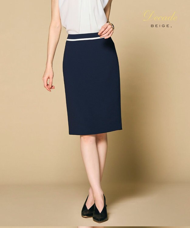 BEIGE， 【セットアップ対応】CINDY / タイトスカート Navy × White
