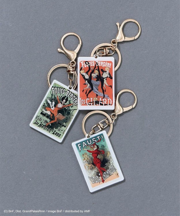 CRAFT STANDARD BOUTIQUE アートコラボ【ジュール・シェレ】キーホルダー A