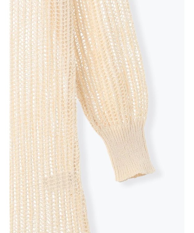 Te chichi フリンジメッシュニットワンピース《2025Autumn catalog vol.2 item》 オフホワイト