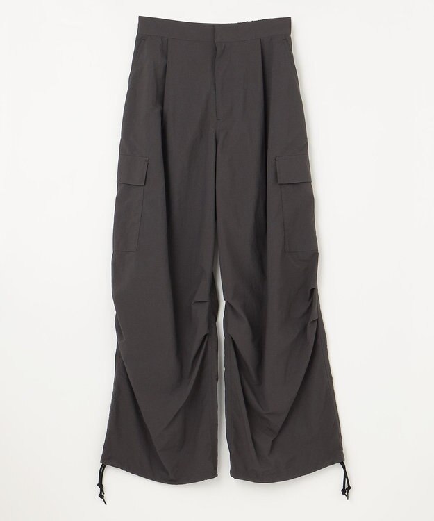 NAVE 【ReNAVE・洗える/撥水加工/接触冷感/UVケア/セットアップ】ナイロンタスラン カーゴパンツ グレー系