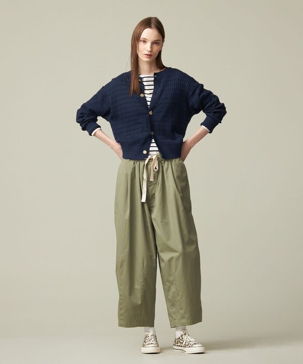 J.PRESS YORK STREET 【WOMEN】バスクTシャツ ホワイト系1