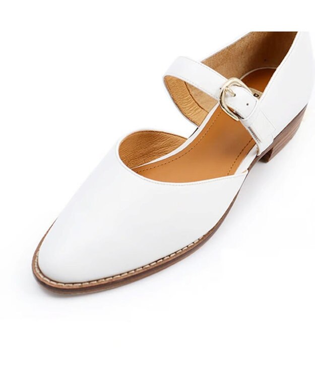 APOM ストラップシューズ30 ホワイト