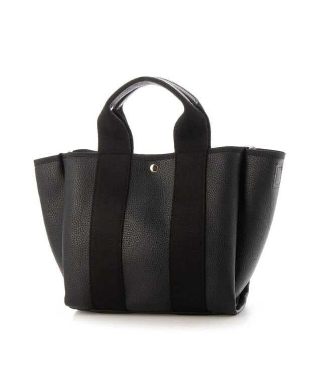 UNBILLION cachecache 太ショルダー付き2wayテープトートバッグ ブラック