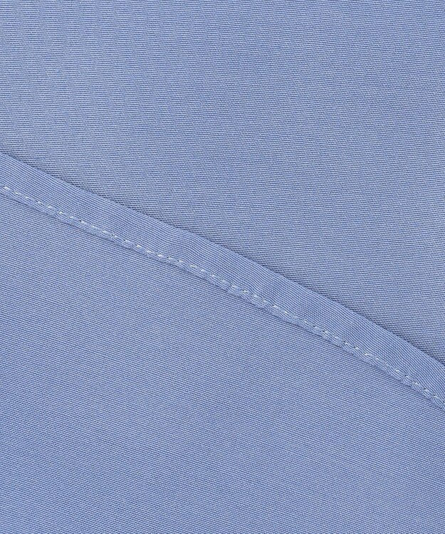 自由区 【洗える】ナチュラルタッチボウタイ ブラウス ライトブルー