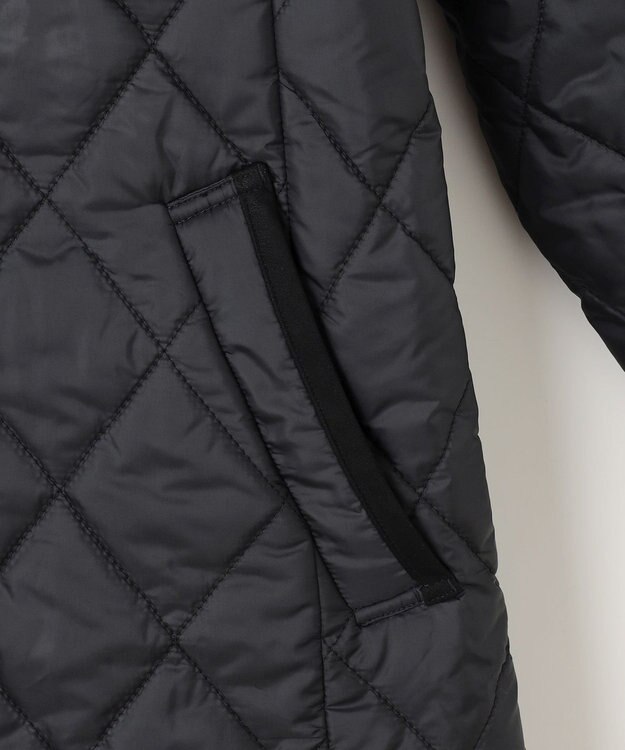 J.PRESS LADIES S 【WEB限定カラーあり・2way】コンパクトタフタキルティング  フーデッド コート 【WEB限定カラー】ネイビー系