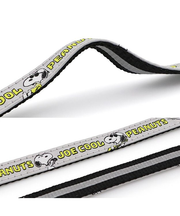 PET PARADISE スヌーピー ＪOE COOL 反射リード ４Ｓ～３Ｓ グレー