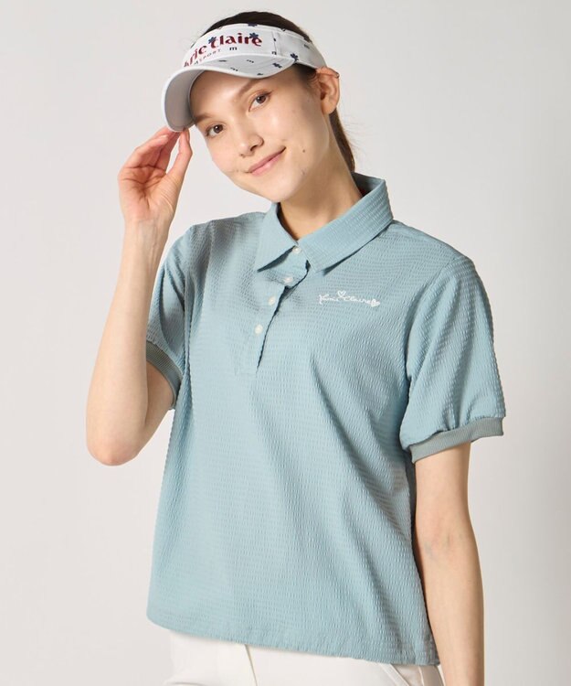 FILA GOLF／marie claire 【marie claire SPORT】 バックベンチレーションプルオーバー グレー