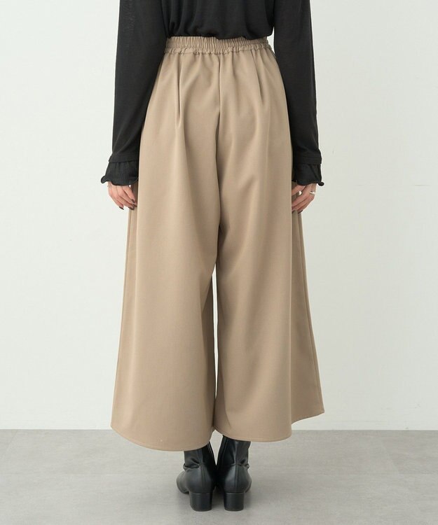 earth music&ecology 選べる丈裏起毛スカーチョ Beige