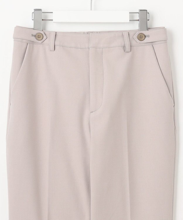 J.PRESS LADIES S 【洗える】2way thermoサキソニー テーパード パンツ ベージュ系