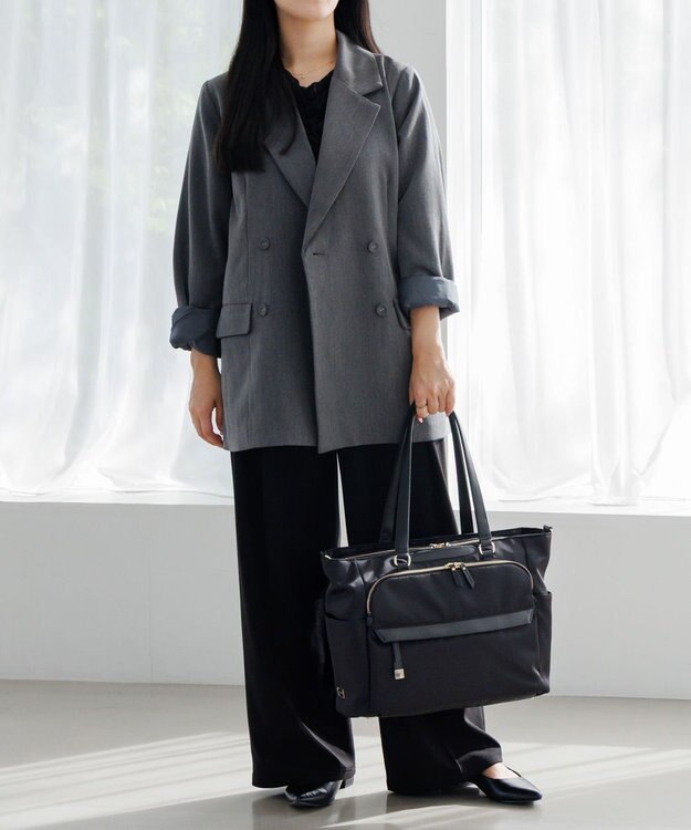 ACE BAGS & LUGGAGE ace. ラプリム トートバッグ レディースビジネス A4 13.3インチサイズ 68803 エース ブラック×ゴールド