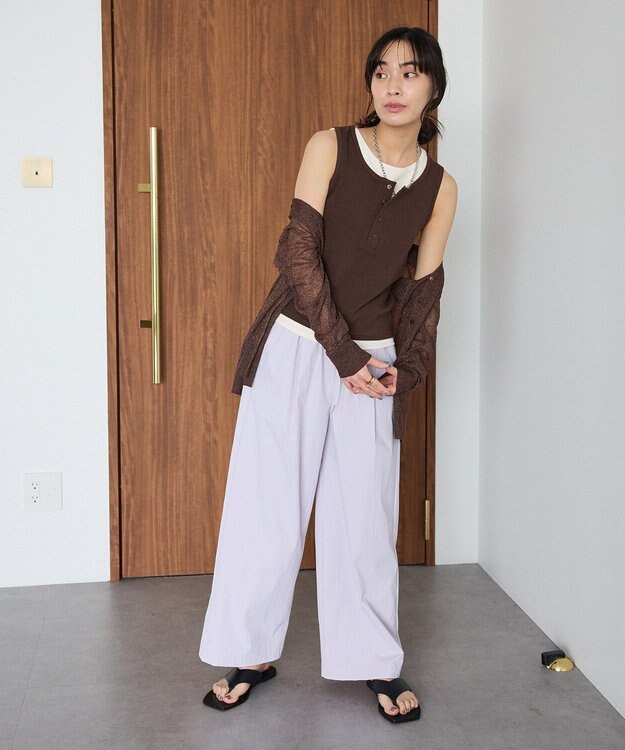 CRAFT STANDARD BOUTIQUE ワイドイージーパンツ Light Purple