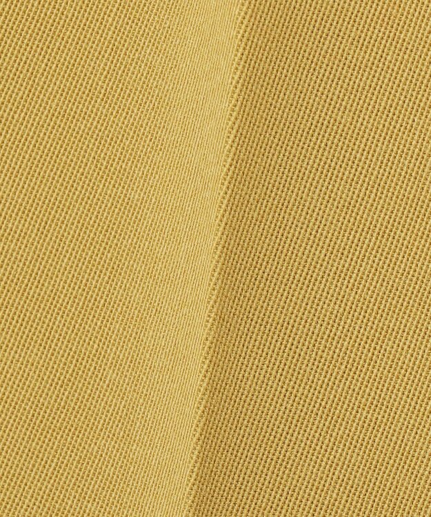 自由区 【カトリエムブーケ】Beau pantalon de forme デザインタックワイドパンツ マスタード