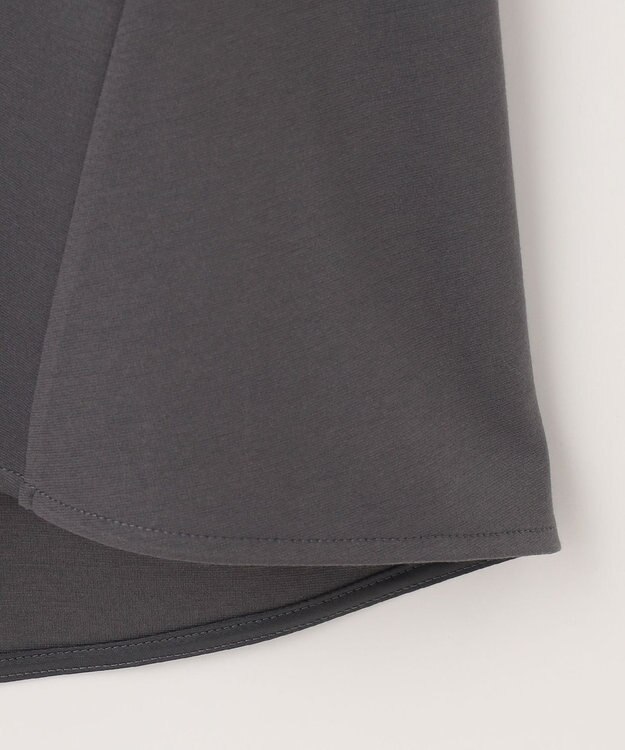 自由区 S クリアコットンポンチタックジャージ カットソー スレート