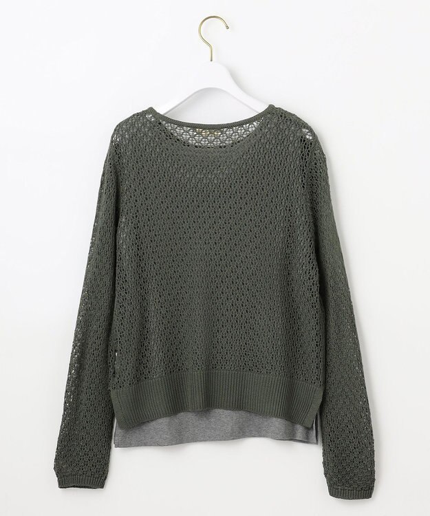 ANY SIS 【2SET】メッシュニット セット カーキ